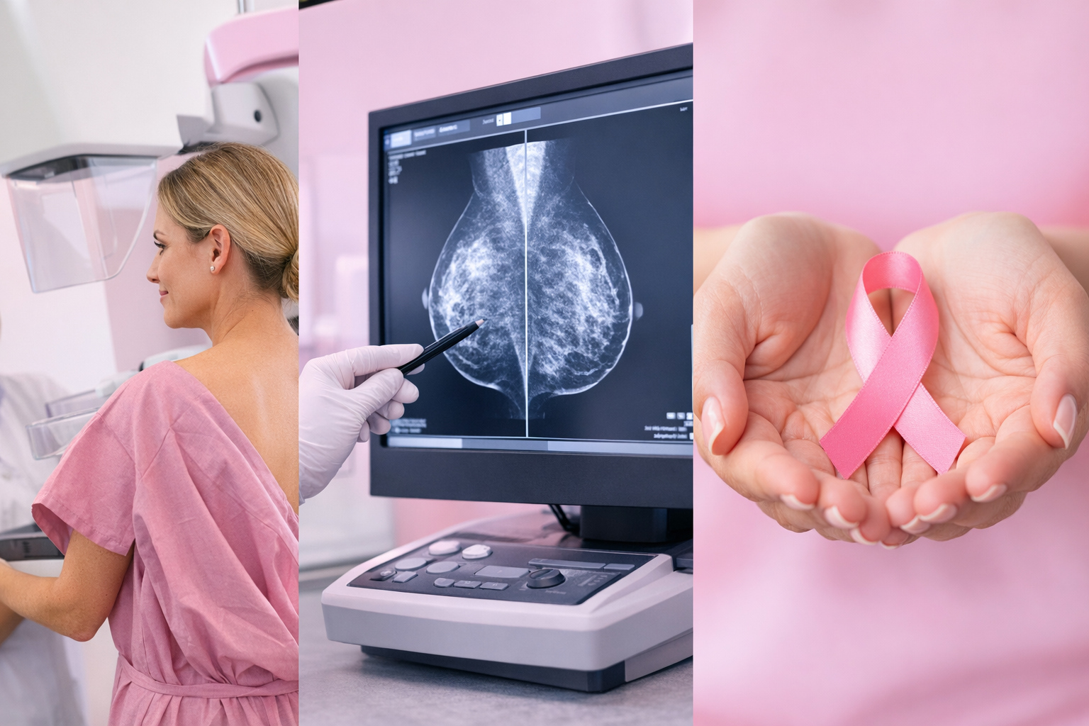 Mammografia i profilaktyka raka piersi – radiologia, kobiety i różowa wstążka